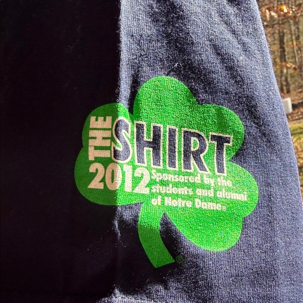 Notre Dame Football 2012 Navy T-Shirt - Picture 6 of 9